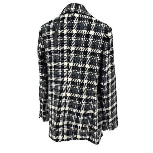 Elie Tahari Jackets & Coats Black White Gray Boucle’ Wool Blend Blazer Large NWT - Picture 7 of 12